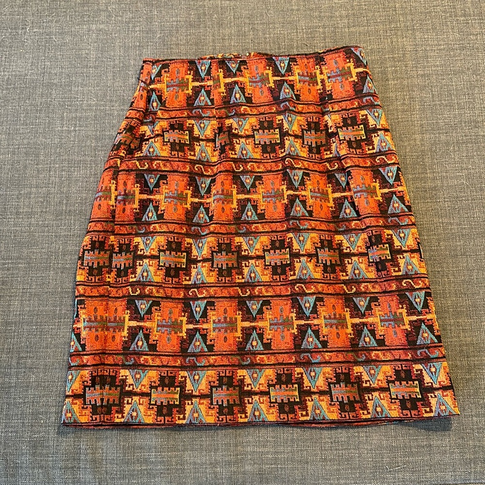 Vintage 90s The Limited Tribal Print Skirt sz.2